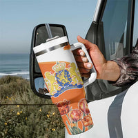 Netherlands Koningsdag Tumbler With Handle Happy King's Day