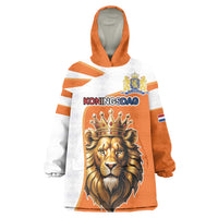 Netherlands Koningsdag Wearable Blanket Hoodie Happy King's Day