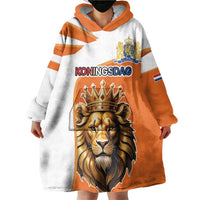 Netherlands Koningsdag Wearable Blanket Hoodie Happy King's Day