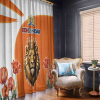Netherlands Koningsdag Window Curtain Happy King's Day