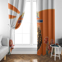 Netherlands Koningsdag Window Curtain Happy King's Day
