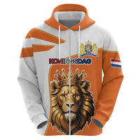 Netherlands Koningsdag Zip Hoodie Happy King's Day