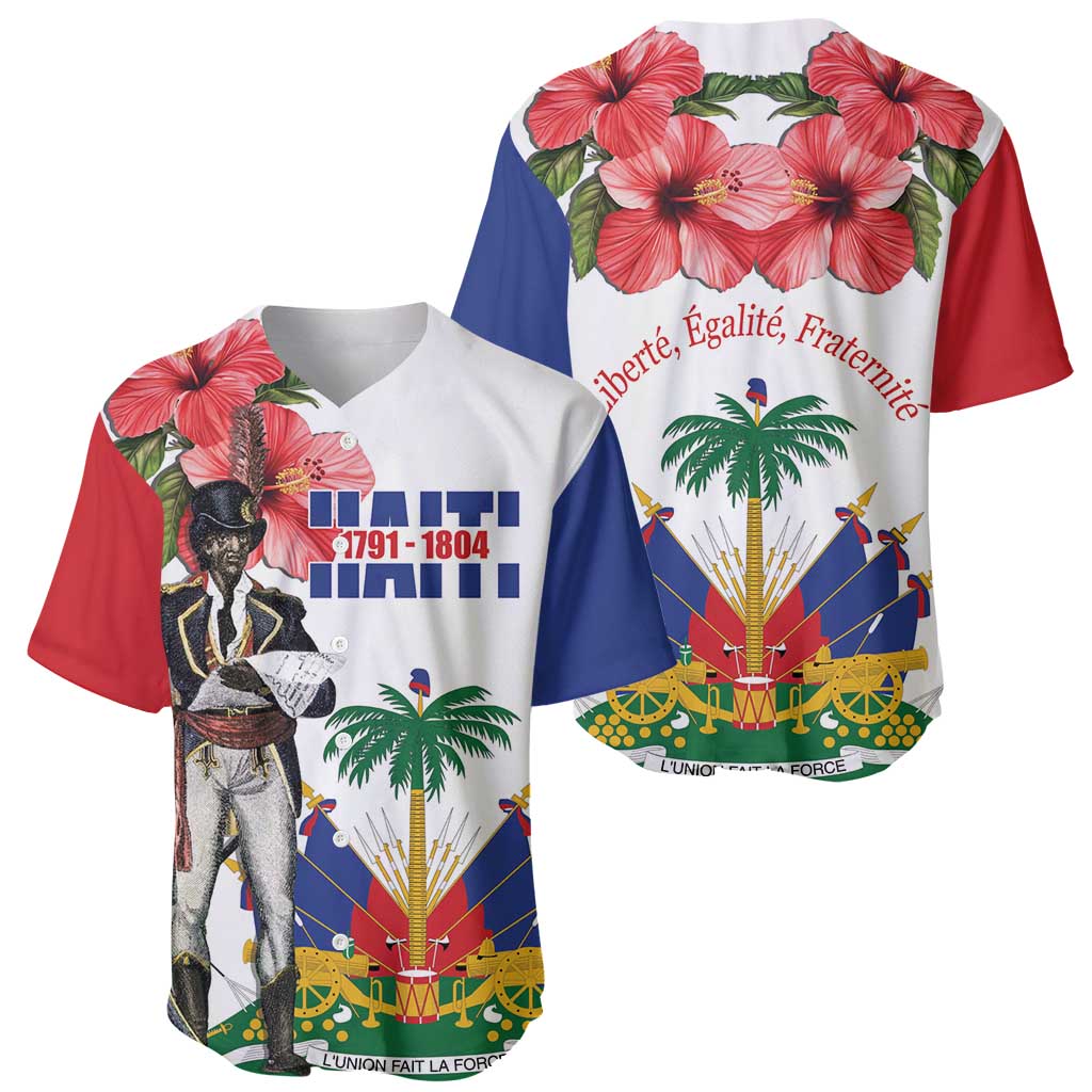 Haitian Revolution 1791-1804 Baseball Jersey Lage d Lendependans