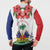 Haitian Revolution 1791-1804 Button Sweatshirt Lage d Lendependans