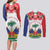 Haitian Revolution 1791-1804 Couples Matching Long Sleeve Bodycon Dress and Long Sleeve Button Shirt Lage d Lendependans