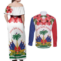Haitian Revolution 1791-1804 Couples Matching Off Shoulder Maxi Dress and Long Sleeve Button Shirt Lage d Lendependans
