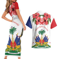 Haitian Revolution 1791-1804 Couples Matching Short Sleeve Bodycon Dress and Hawaiian Shirt Lage d Lendependans
