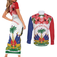 Haitian Revolution 1791-1804 Couples Matching Short Sleeve Bodycon Dress and Long Sleeve Button Shirt Lage d Lendependans