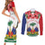 Haitian Revolution 1791-1804 Couples Matching Short Sleeve Bodycon Dress and Long Sleeve Button Shirt Lage d Lendependans