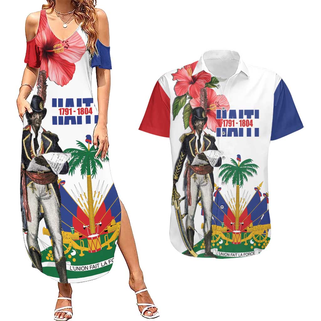 Haitian Revolution 1791-1804 Couples Matching Summer Maxi Dress and Hawaiian Shirt Lage d Lendependans