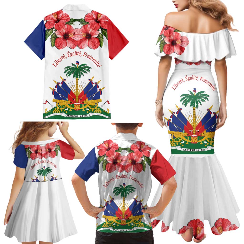 Haitian Revolution 1791-1804 Family Matching Mermaid Dress and Hawaiian Shirt Lage d Lendependans