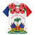 Haitian Revolution 1791-1804 Family Matching Off The Shoulder Long Sleeve Dress and Hawaiian Shirt Lage d Lendependans