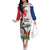 Haitian Revolution 1791-1804 Family Matching Off The Shoulder Long Sleeve Dress and Hawaiian Shirt Lage d Lendependans