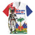 Haitian Revolution 1791-1804 Family Matching Short Sleeve Bodycon Dress and Hawaiian Shirt Lage d Lendependans