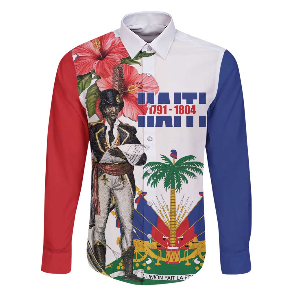 Haitian Revolution 1791-1804 Family Matching Short Sleeve Bodycon Dress and Hawaiian Shirt Lage d Lendependans
