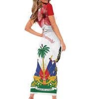 Haitian Revolution 1791-1804 Family Matching Short Sleeve Bodycon Dress and Hawaiian Shirt Lage d Lendependans