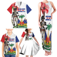 Haitian Revolution 1791-1804 Family Matching Tank Maxi Dress and Hawaiian Shirt Lage d Lendependans