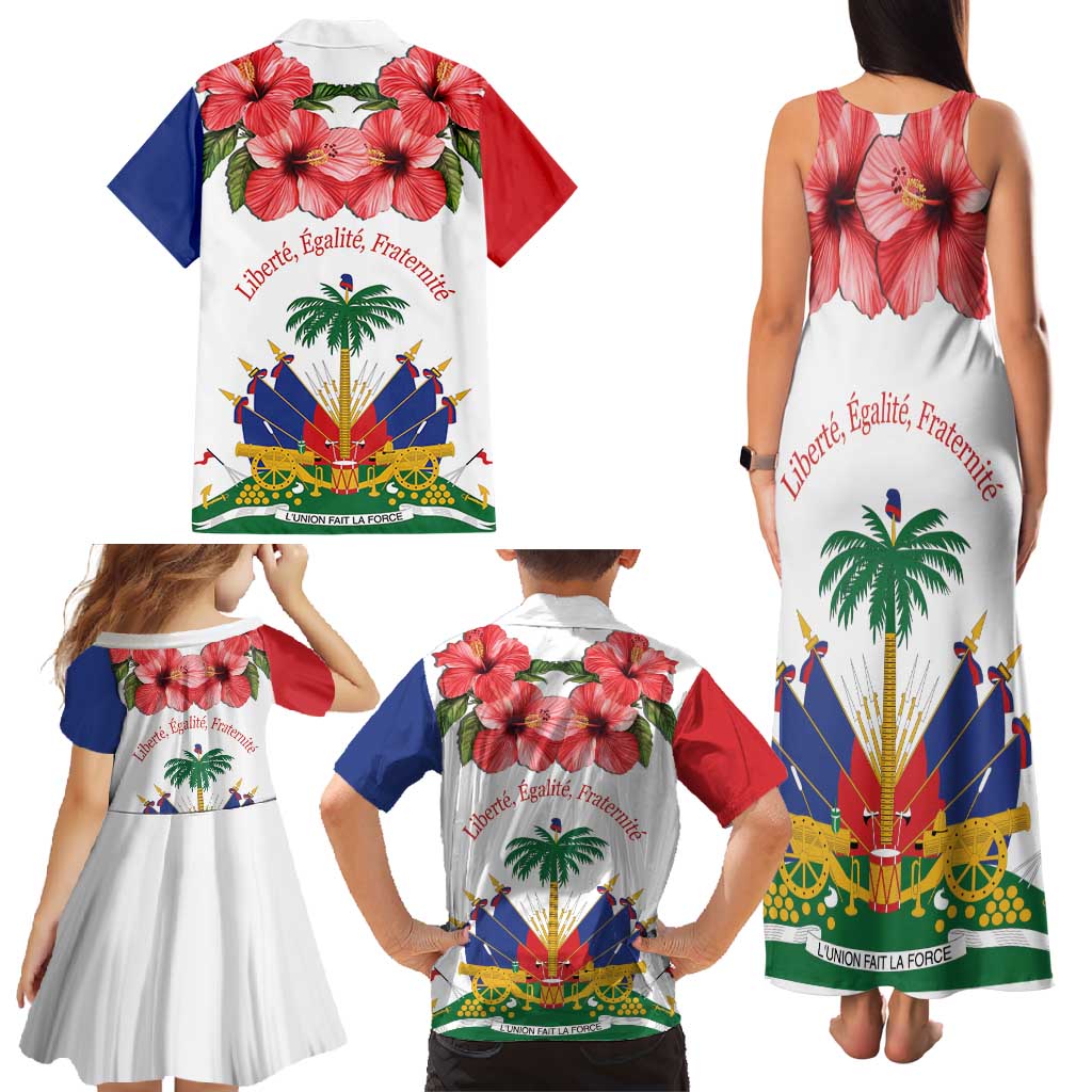 Haitian Revolution 1791-1804 Family Matching Tank Maxi Dress and Hawaiian Shirt Lage d Lendependans