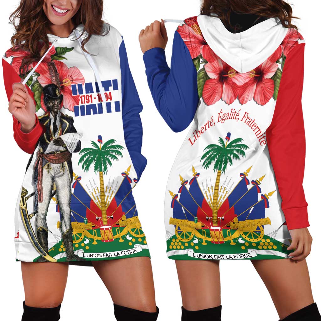 Haitian Revolution 1791-1804 Hoodie Dress Lage d Lendependans