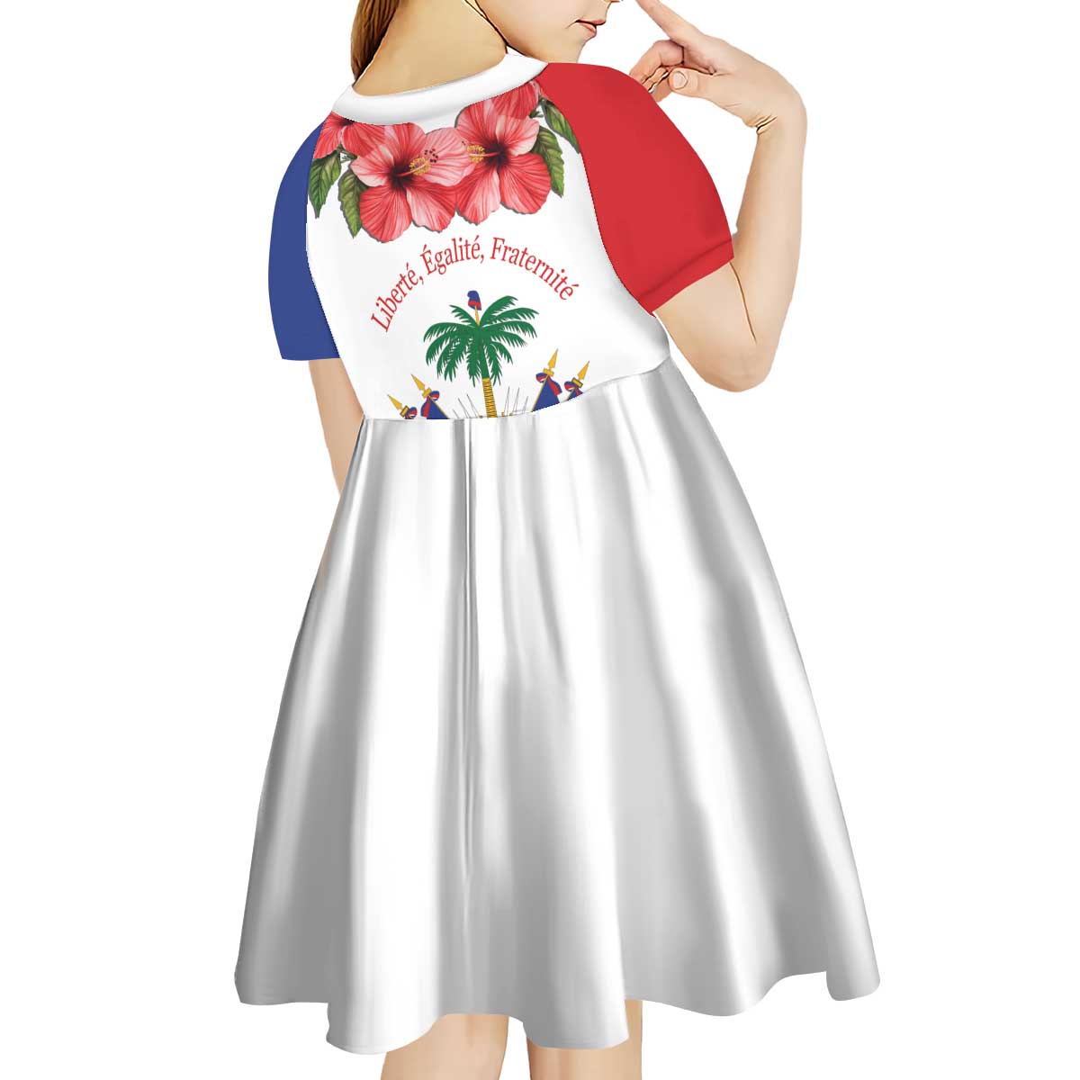 Haitian Revolution 1791-1804 Kid Short Sleeve Dress Lage d Lendependans