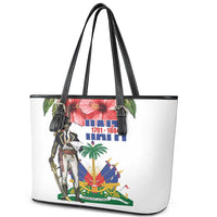Haitian Revolution 1791-1804 Leather Tote Bag Lage d Lendependans