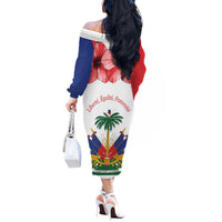 Haitian Revolution 1791-1804 Off The Shoulder Long Sleeve Dress Lage d Lendependans