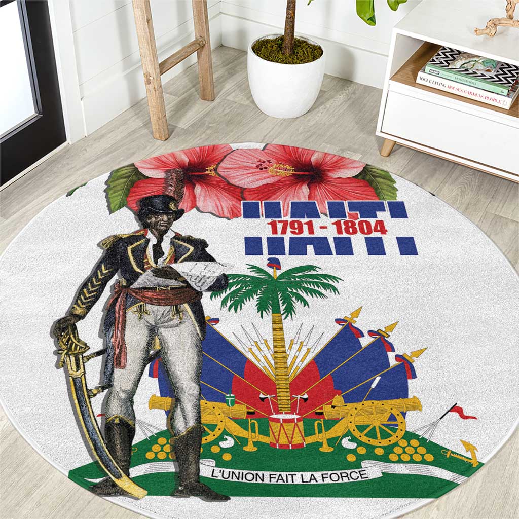 Haitian Revolution 1791-1804 Round Carpet Lage d Lendependans