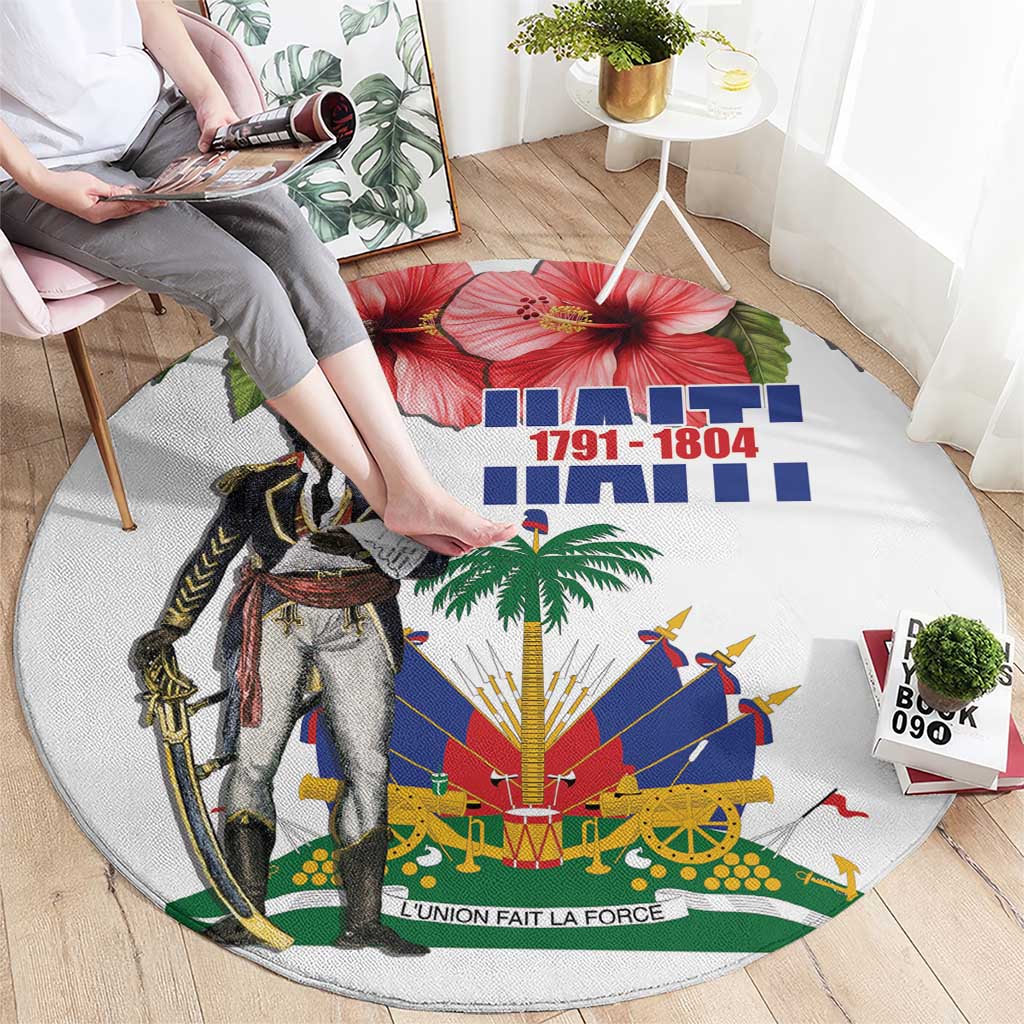 Haitian Revolution 1791-1804 Round Carpet Lage d Lendependans