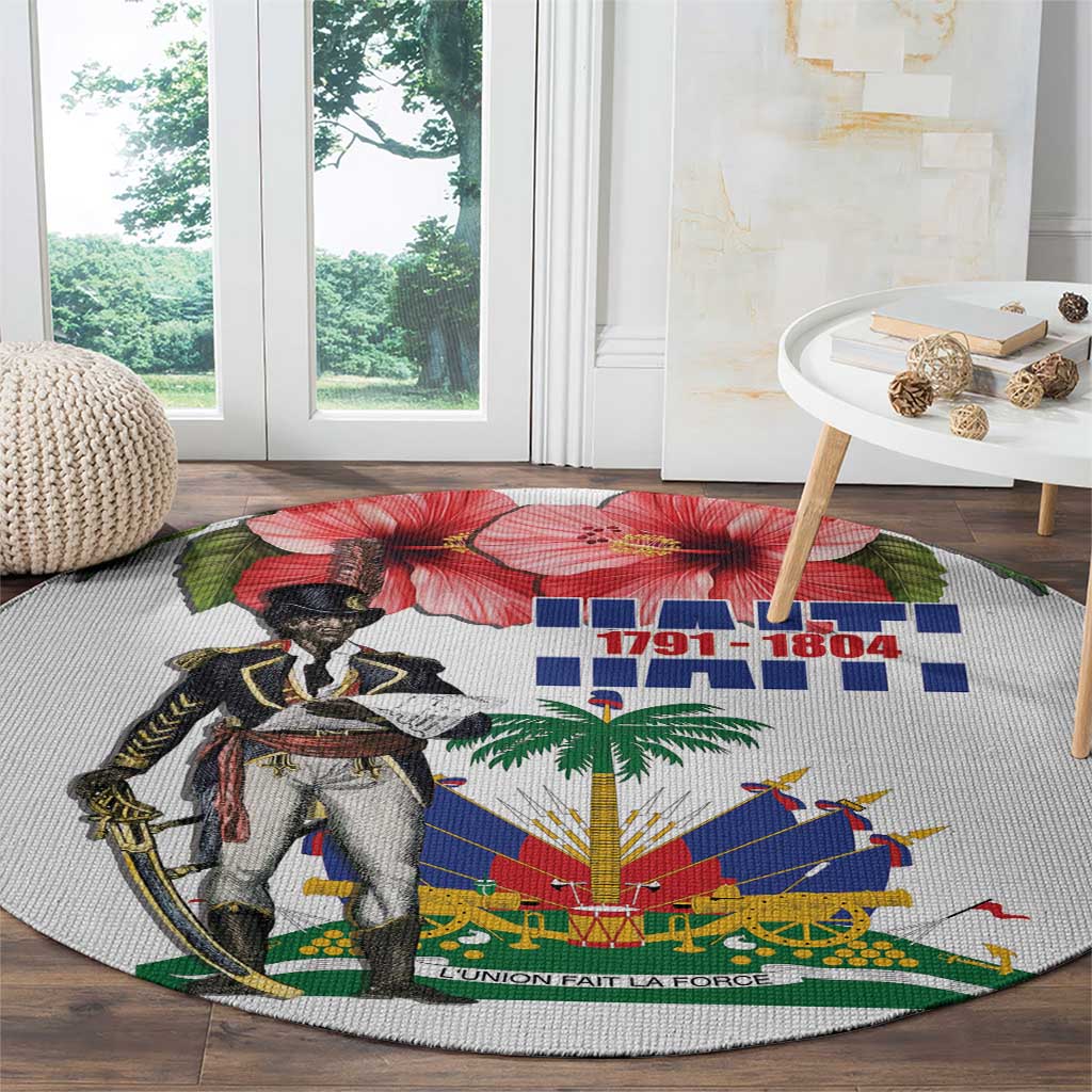 Haitian Revolution 1791-1804 Round Carpet Lage d Lendependans