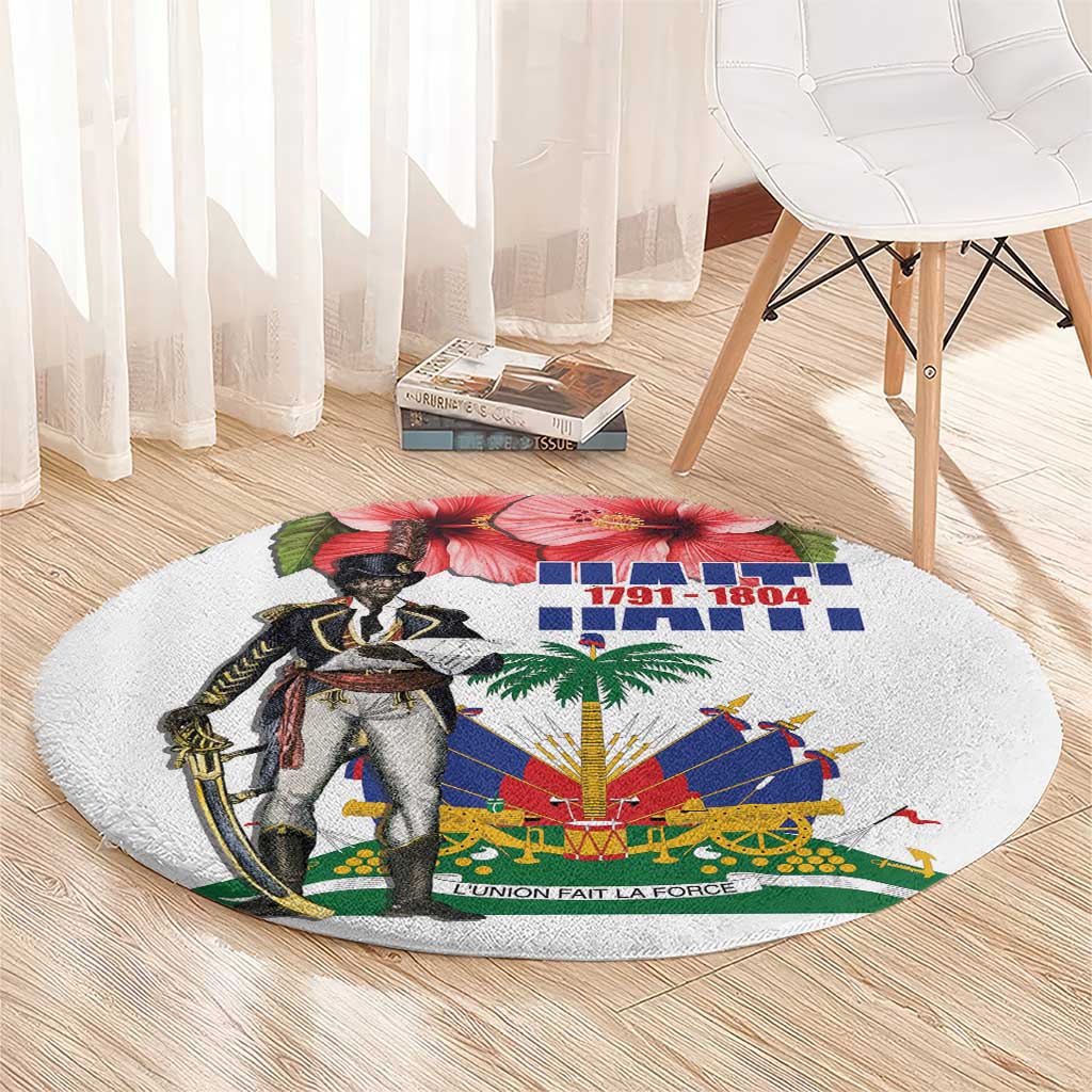 Haitian Revolution 1791-1804 Round Carpet Lage d Lendependans