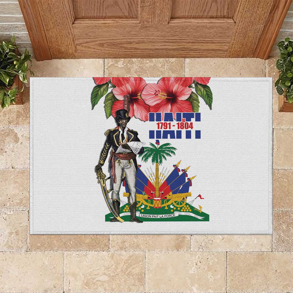 Haitian Revolution 1791-1804 Rubber Doormat Lage d Lendependans