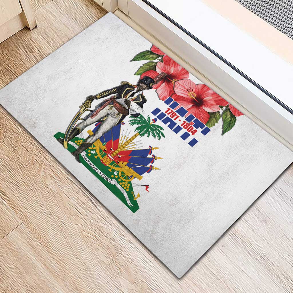Haitian Revolution 1791-1804 Rubber Doormat Lage d Lendependans