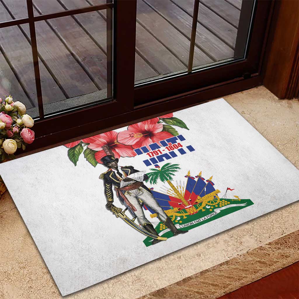 Haitian Revolution 1791-1804 Rubber Doormat Lage d Lendependans