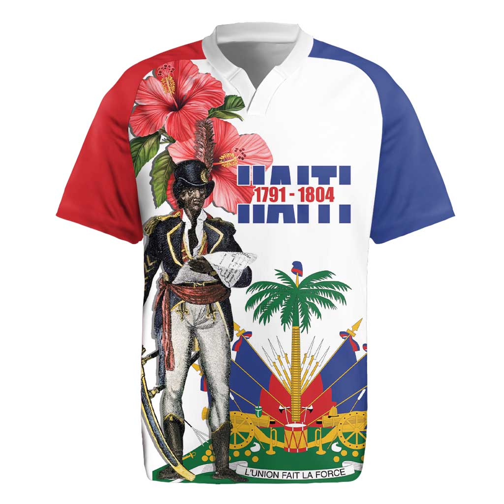 Haitian Revolution 1791-1804 Rugby Jersey Lage d Lendependans