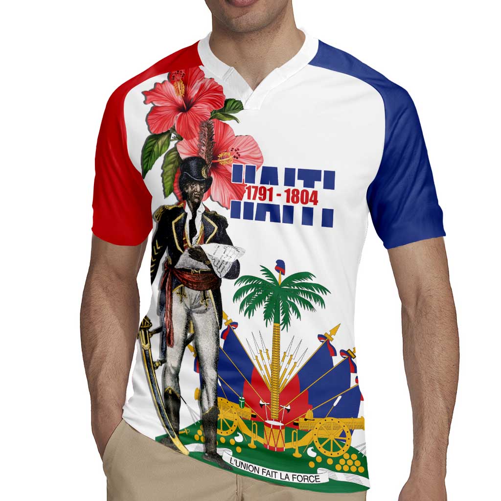 Haitian Revolution 1791-1804 Rugby Jersey Lage d Lendependans