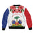 Haitian Revolution 1791-1804 Sleeve Zip Bomber Jacket Lage d Lendependans