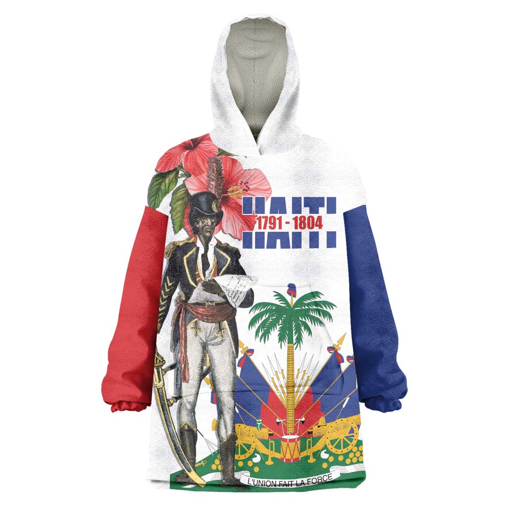 Haitian Revolution 1791-1804 Wearable Blanket Hoodie Lage d Lendependans