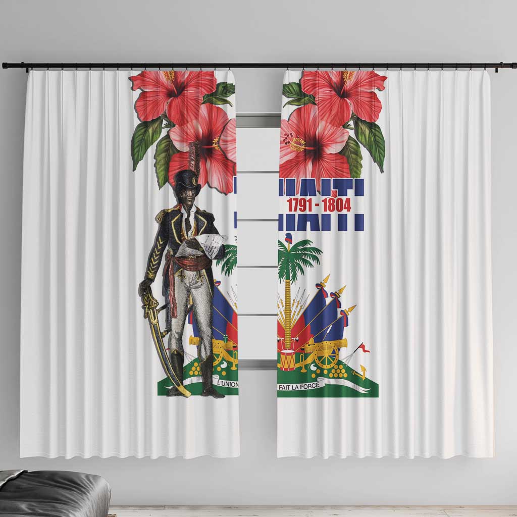 Haitian Revolution 1791-1804 Window Curtain Lage d Lendependans