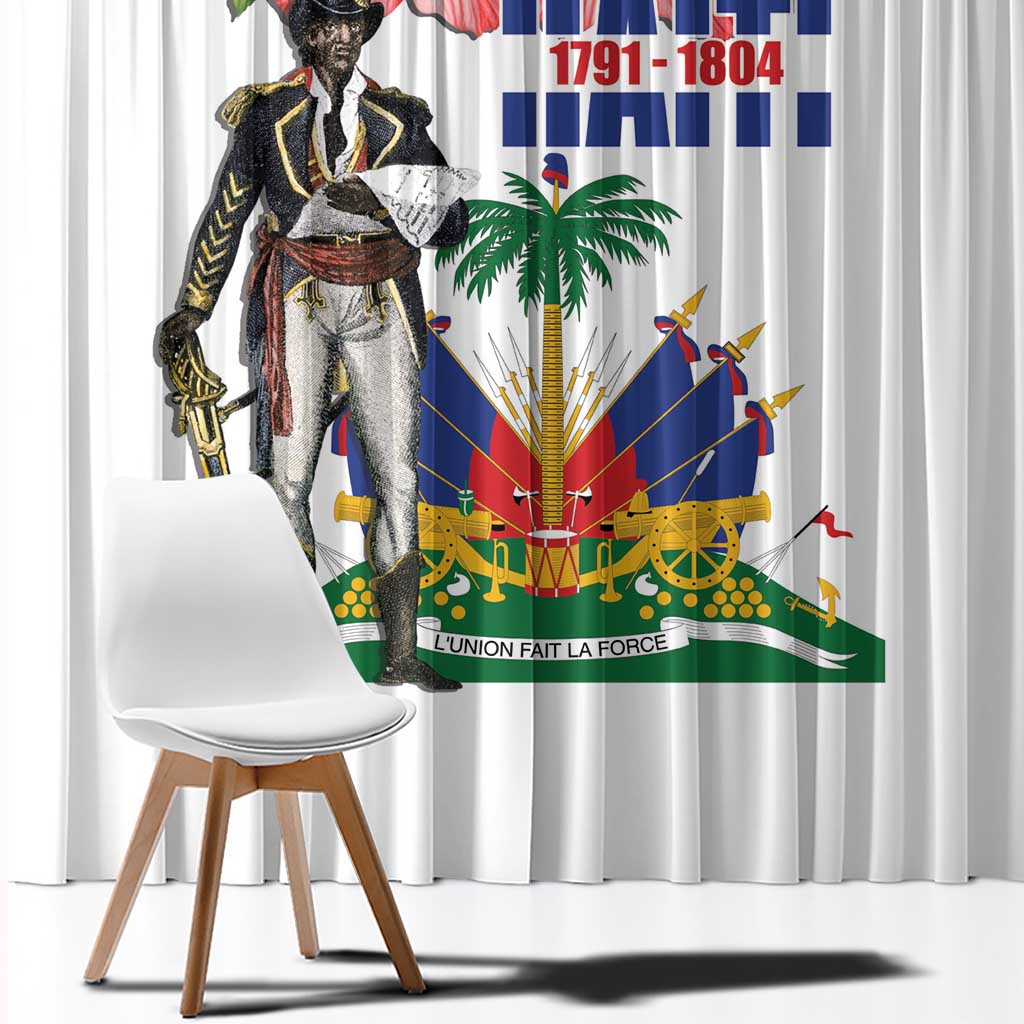 Haitian Revolution 1791-1804 Window Curtain Lage d Lendependans