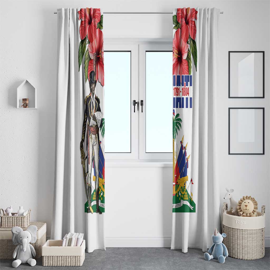 Haitian Revolution 1791-1804 Window Curtain Lage d Lendependans