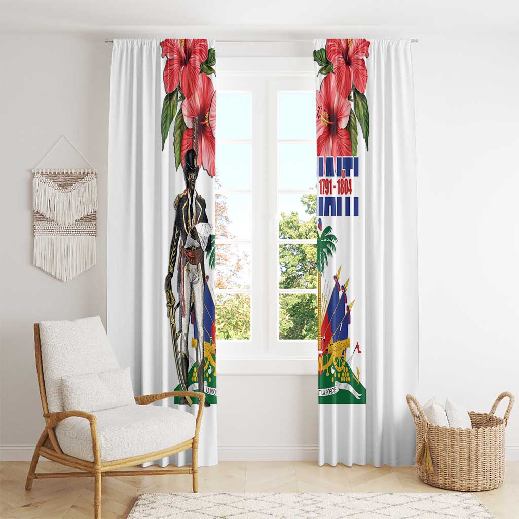 Haitian Revolution 1791-1804 Window Curtain Lage d Lendependans