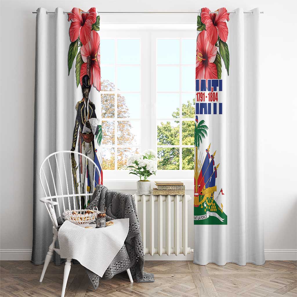 Haitian Revolution 1791-1804 Window Curtain Lage d Lendependans