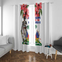 Haitian Revolution 1791-1804 Window Curtain Lage d Lendependans