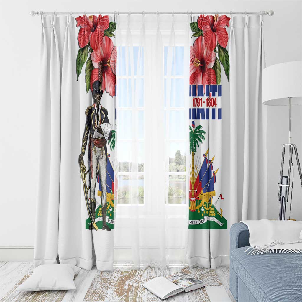 Haitian Revolution 1791-1804 Window Curtain Lage d Lendependans
