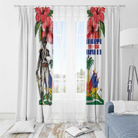 Haitian Revolution 1791-1804 Window Curtain Lage d Lendependans
