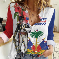 Haitian Revolution 1791-1804 Women Casual Shirt Lage d Lendependans