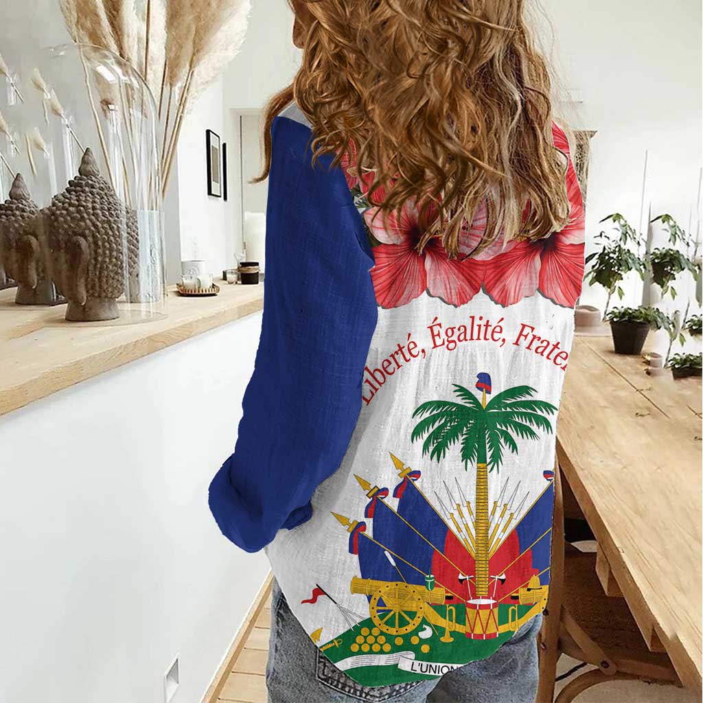 Haitian Revolution 1791-1804 Women Casual Shirt Lage d Lendependans