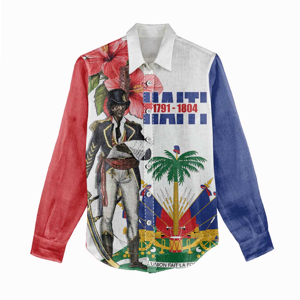 Haitian Revolution 1791-1804 Women Casual Shirt Lage d Lendependans