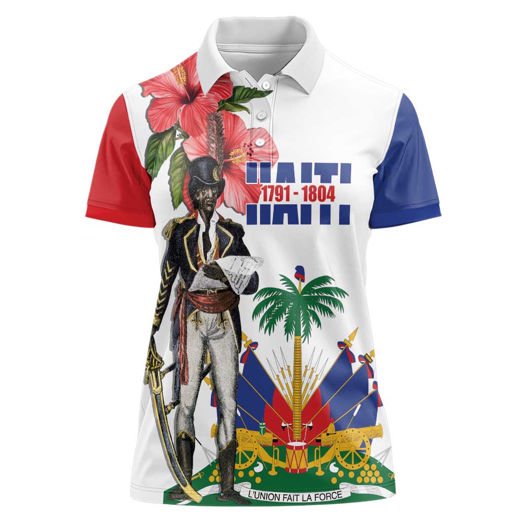 Haitian Revolution 1791-1804 Women Polo Shirt Lage d Lendependans