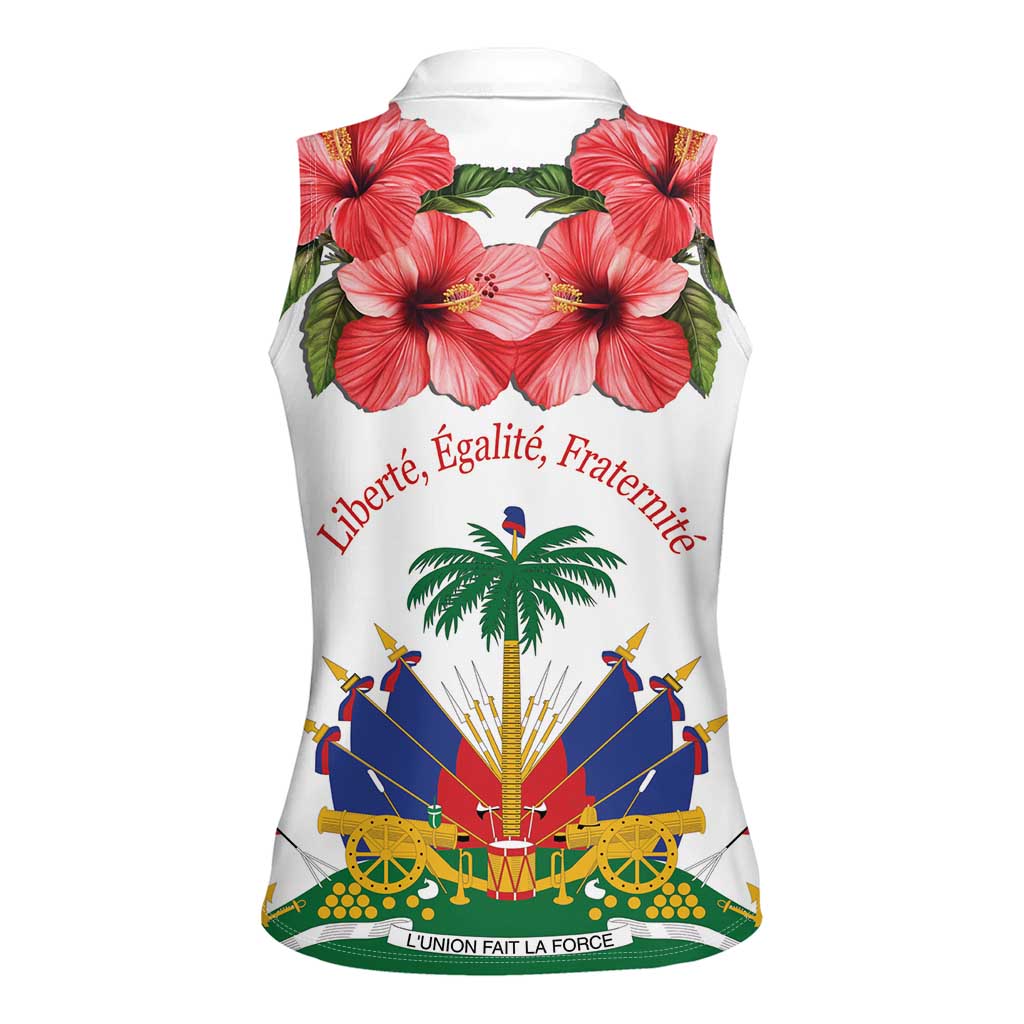 Haitian Revolution 1791-1804 Women Sleeveless Polo Shirt Lage d Lendependans